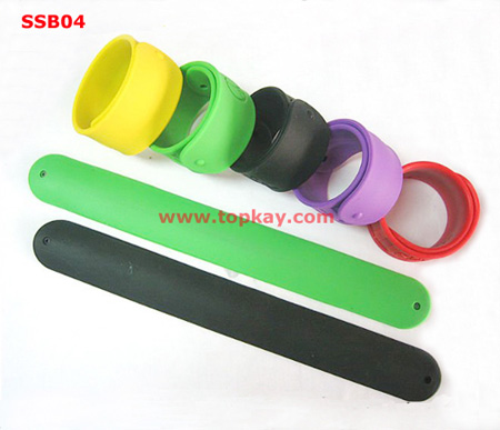 topkay：Single color Silicone bracelet