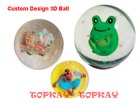 topkay：Custom Design 3D Bounce Ball