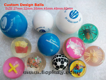 topkay：Custom Design Bouncy ball