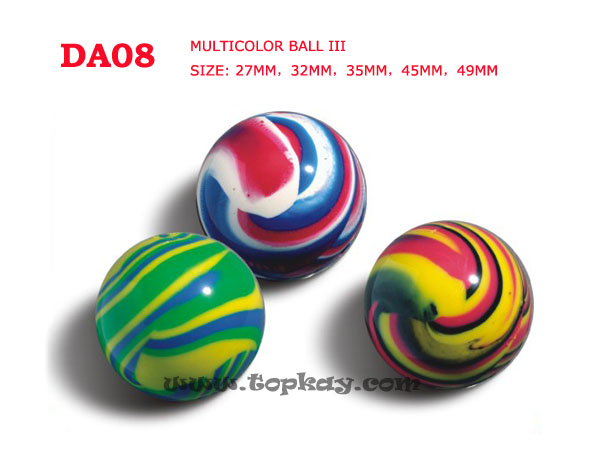 DA08-Multicolor swirl ball II