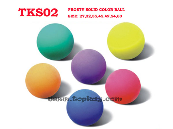 topkay：Frosty solid color ball