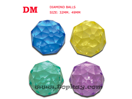 topkay：Diamond shape Bouncy Balls