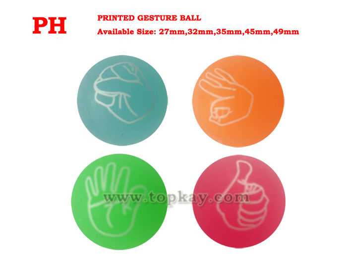 topkay：PH-Printed Gesture Ball